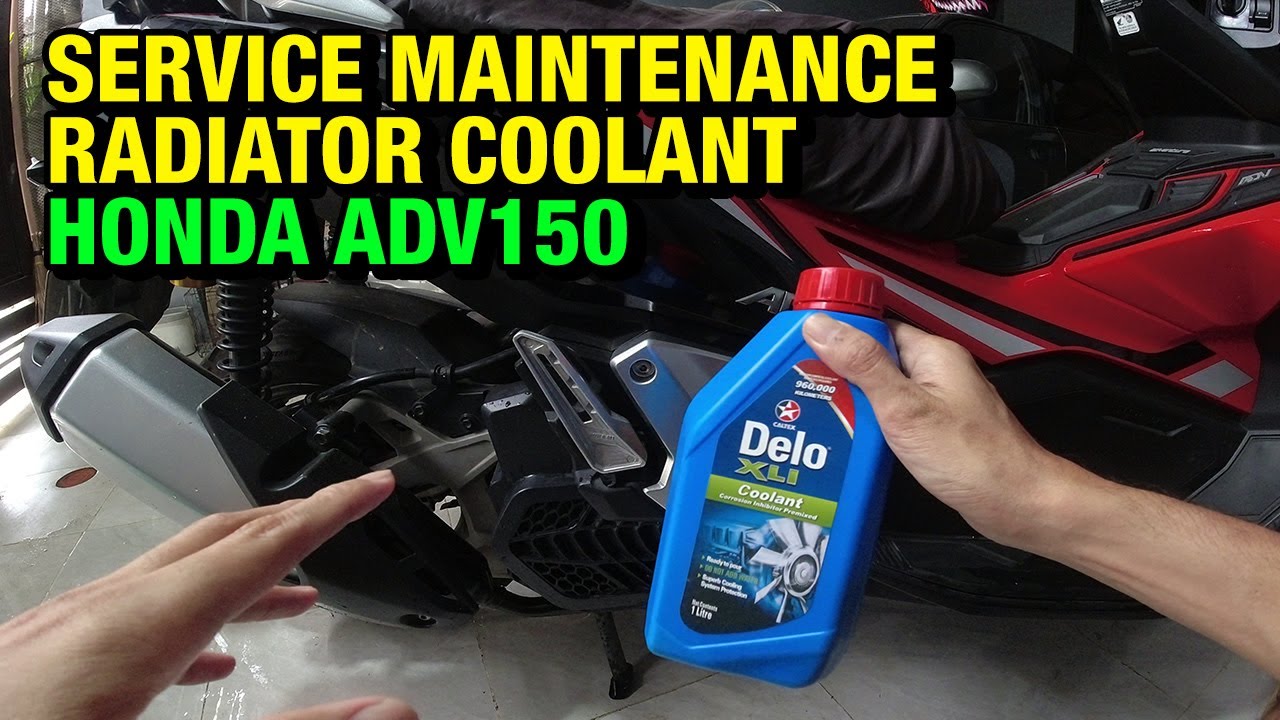 Service Maintenance Radiator Coolant | Honda Adv150