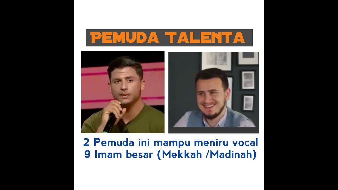 Pemuda Talenta mampu meniru 9 Vocal | Syaikh Imam Besar Arab | Mekkah Madina