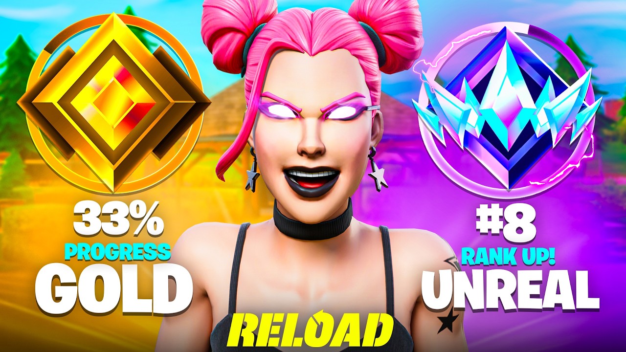 Скоростной прохождение игры Unreal Solo Ranked Reload от золота до...