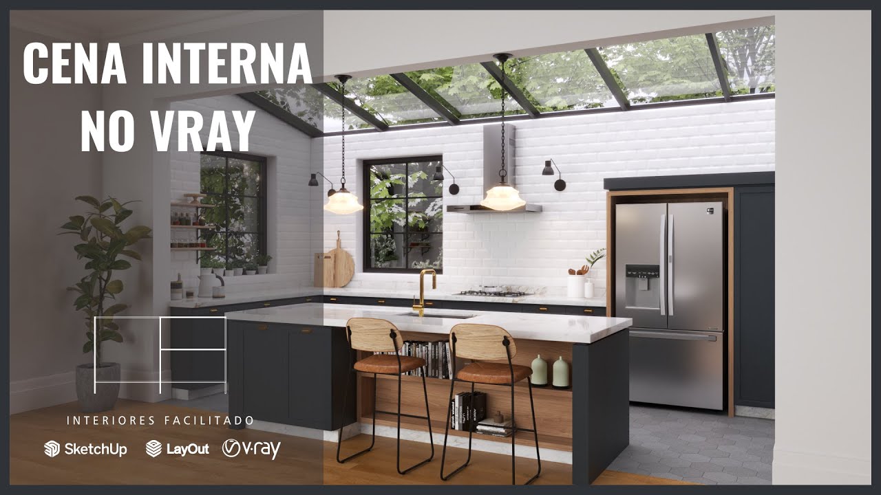 CENA INTERNA VRAY | PRESETS E MATERIAIS GRÁTIS
