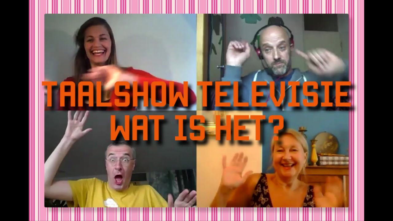 Taalshow Televisie aflevering 49: Wat is het?