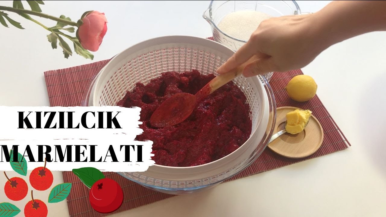 Kızılcık Marmelatı Nasıl Yapılır - Kızılcık Marmelatı Tarifi - Boğaz Yaraları - Yemektarifleri