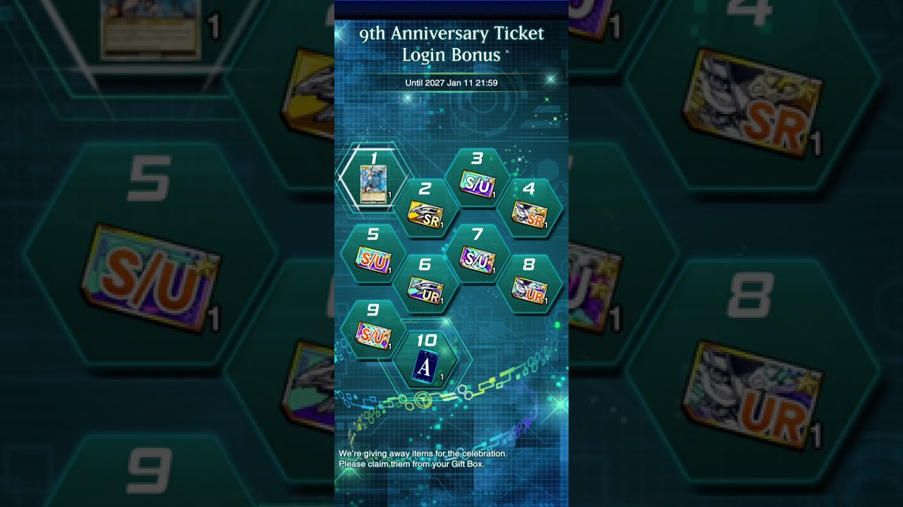 มารับของขวัญครบรอบ 9 ปีของ Yu-Gi-Oh! Duel Links กันเถอะ!