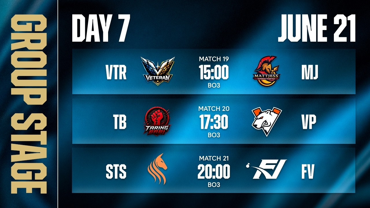 CFS SEA MASTERS 2026 SUMMER [DAY 7] - VTR vs MJ, TB vs VP, STS vs FV