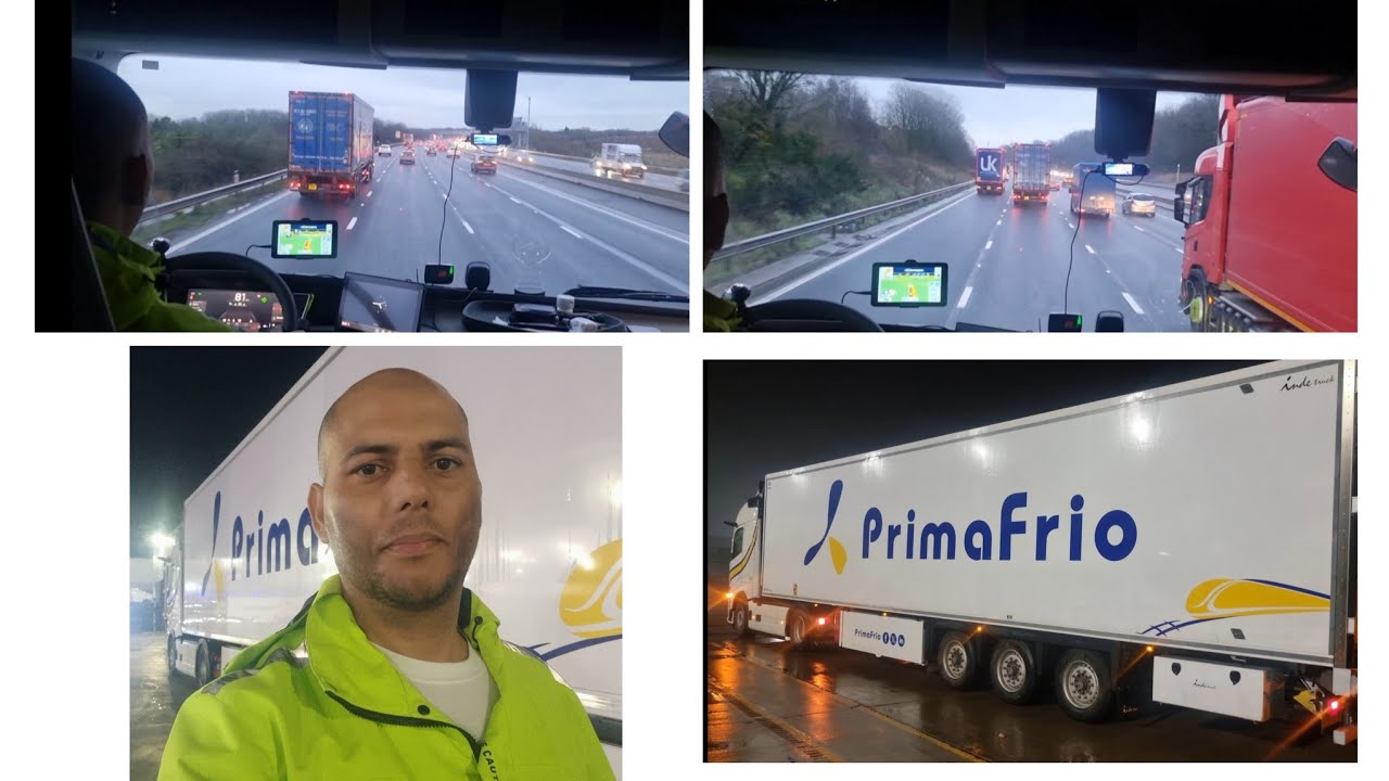Pegando a auto-estrada na Inglaterra 