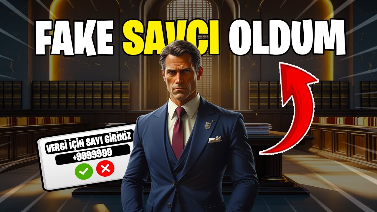FİVEM HİLE İLE SAVCI OLUP TROLLEDİM! (Fivem Hile Troll)