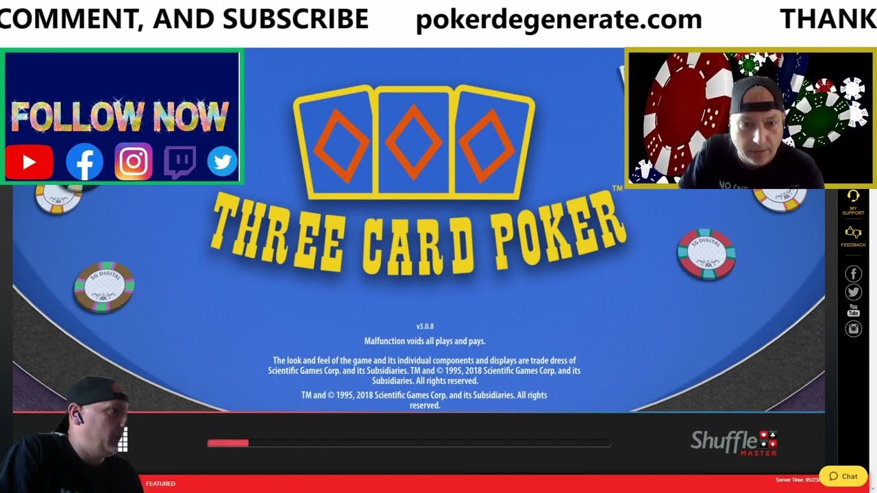 3 Card Poker- Playing For Fun On Golden Nugget Casino #3cardpoker #3card #goldennuggetonlinecasino