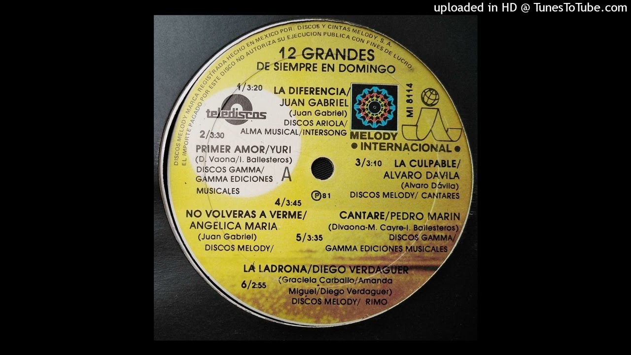 Pedro Mar&iacute;n   Cantar&eacute;  1981