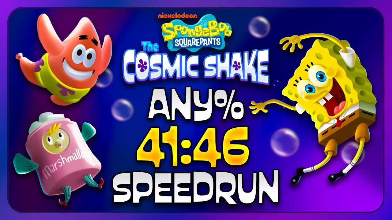 SpongeBob SquarePants: The Cosmic Shake - Any% Speedrun in 41:46