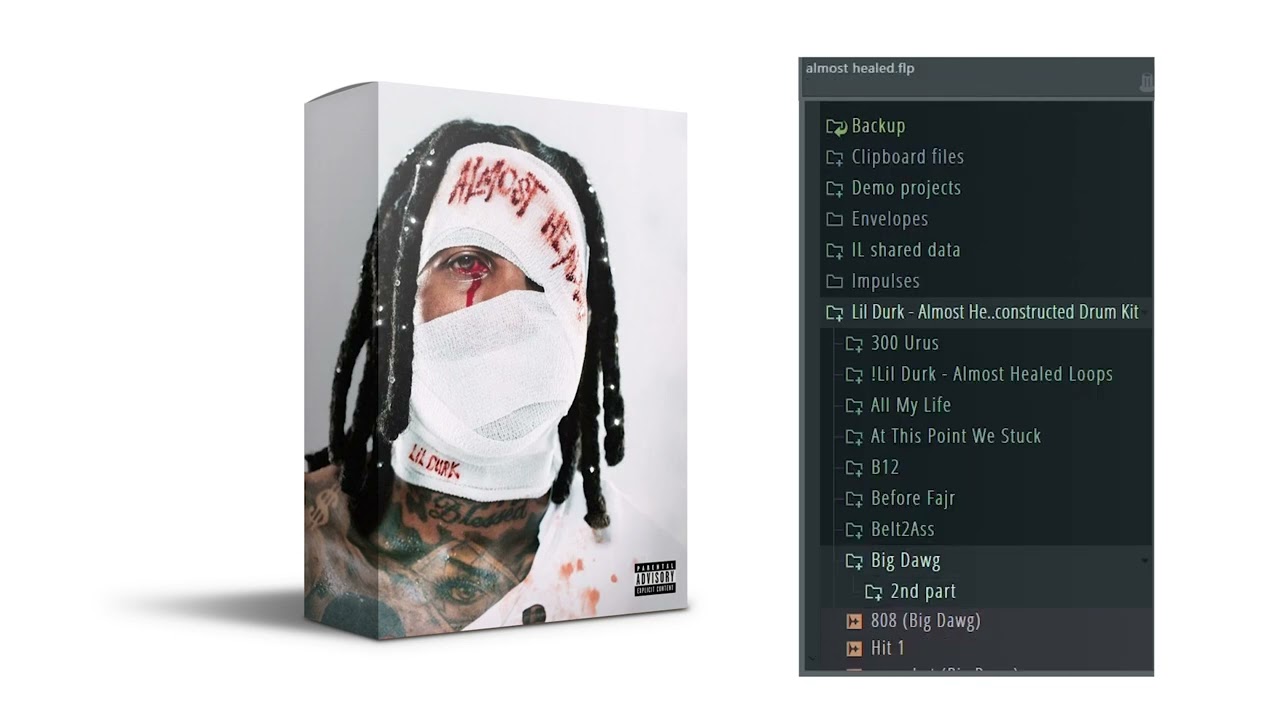 Lil Durk Drum Kit 2023 | Lil Durk - Almost Healed Deconstructed Drum Kit