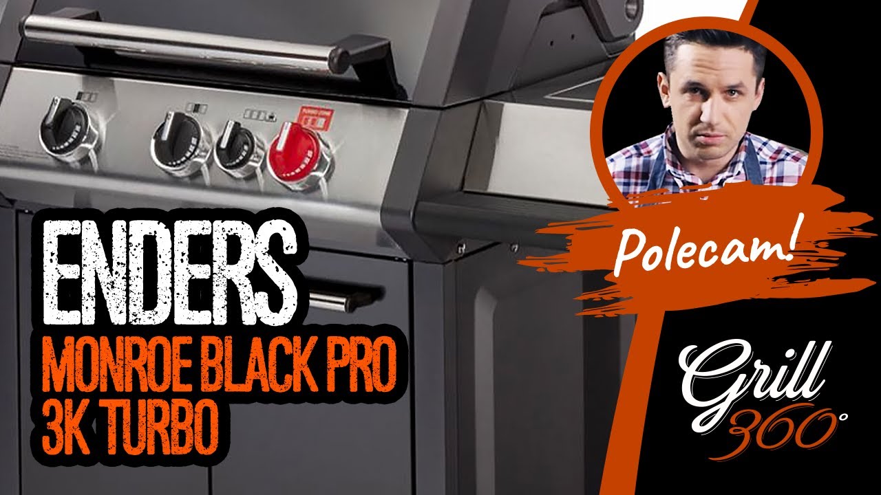 🔥 Grill Gazowy Enders Monroe Black PRO 3K Turbo I RECENZJA GRILL360