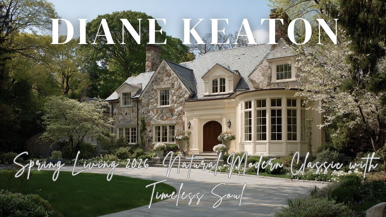 Весенний стиль Дайан Китон 2026: Естественный современный классический дизайн с вневременной душой
