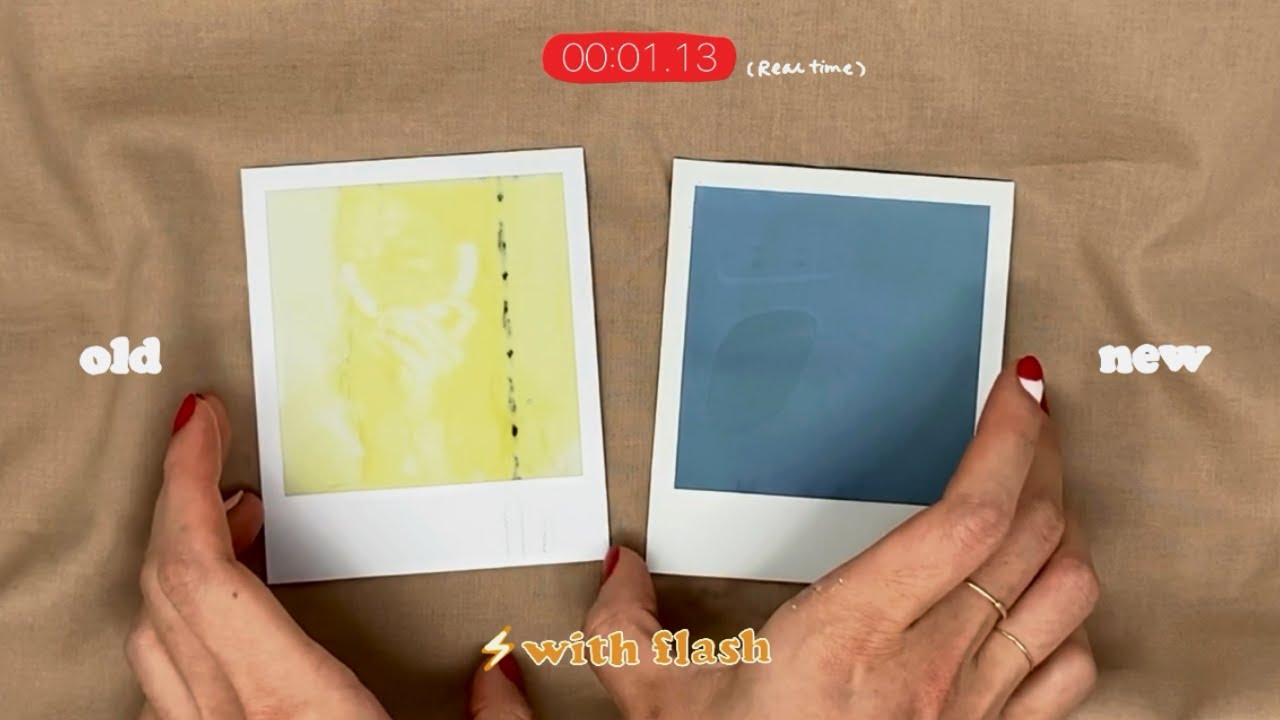 The Old Polaroid SX-70 film vs The New