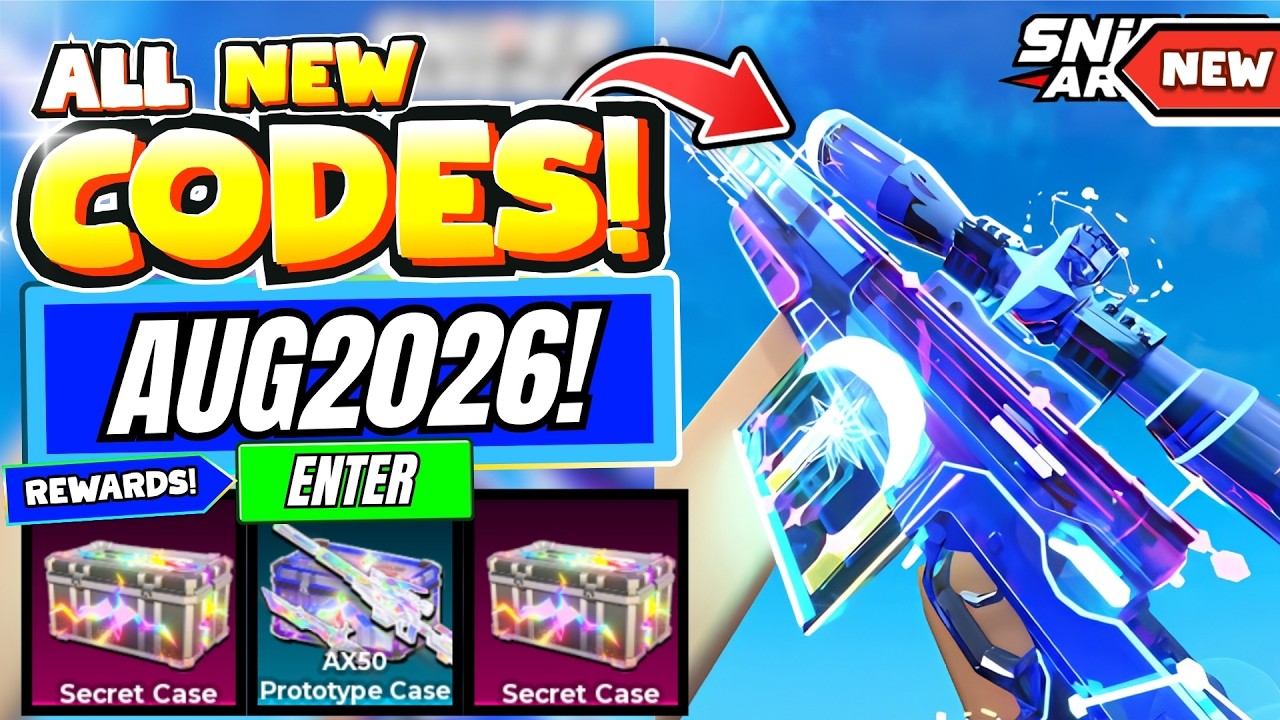 *NEW CODES* ALL WORKING CODES FOR SNIPER ARENA IN AUGUST 2026! ROBLOX SNIPER ARENA