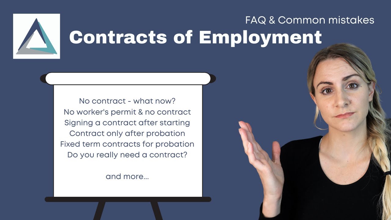 FAQs & Common Mistakes with Contracts of Employment | Employment Relations Considerations