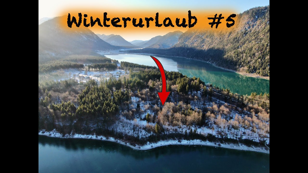 Wohnmobil Winterurlaub - Wohnmobilparkplatz fühlt sich an wie freies Wildcampen mitten im Wald