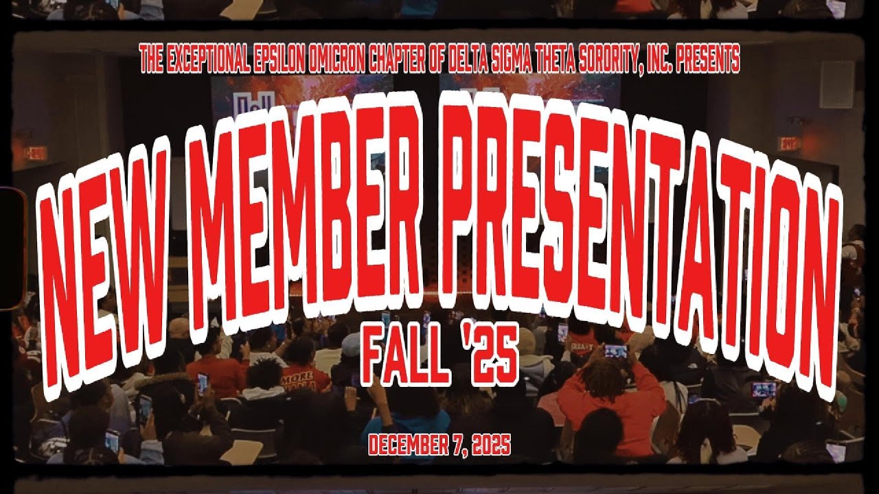 Delta Sigma Theta Epsilon Omicron Chapter New Member Presentation Fall 2025