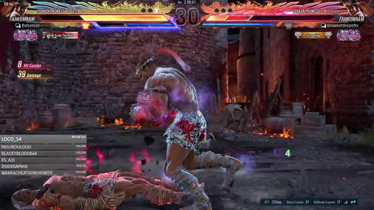 Unsweetdream Tekken 8 Yayını