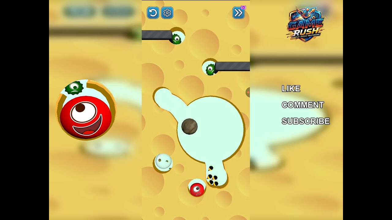 Hungry Balls Level 146 Walkthrough - Satisfying Physics Puzzle