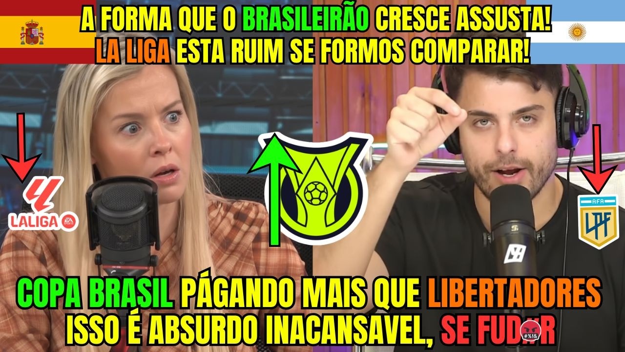 ESPANHÓIS E ARGENTINOS NÃO ACREDITAM NO QUE O BRASILEIRÃO SE TORNOU