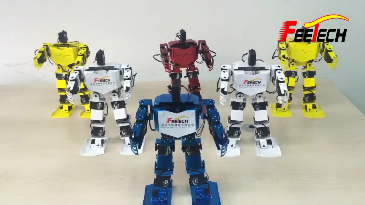 Arduino Robot Servo Project:17 DOF Bipedal Humanoid Robot Dance Test