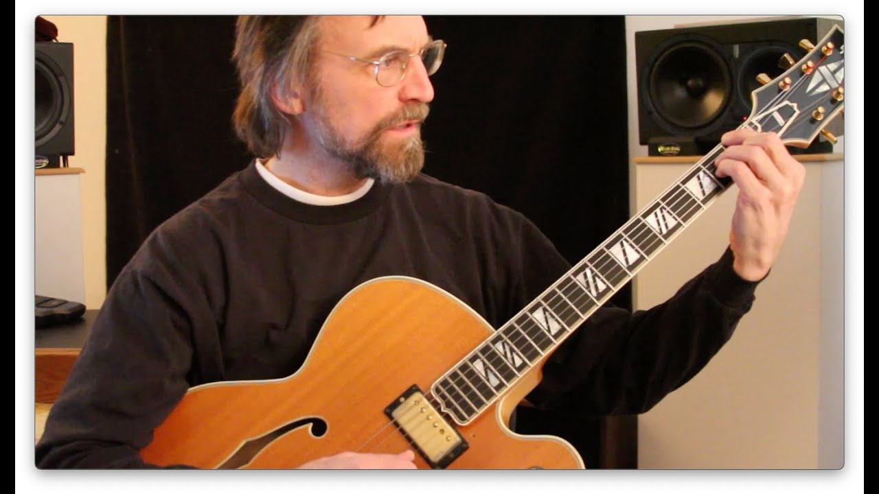 A Foggy Day - Gershwin - Guitar Chord Melody Tutorial