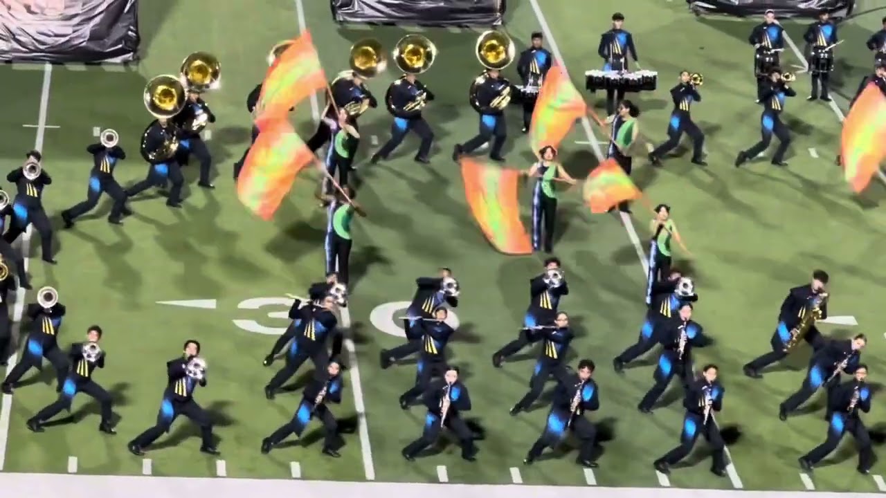 McAllen Memorial’s Marching Band “Radiowaves” Pigskin Performance 2024