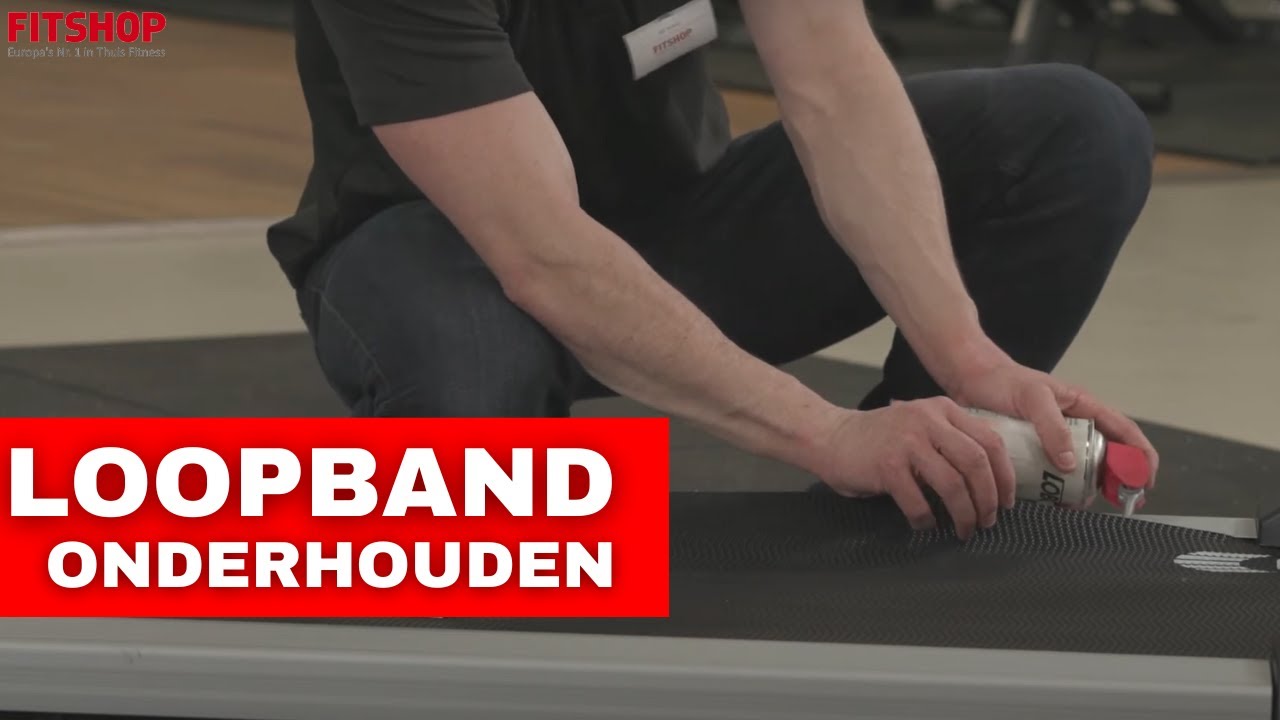 Loopband onderhoud advies video Fitshop