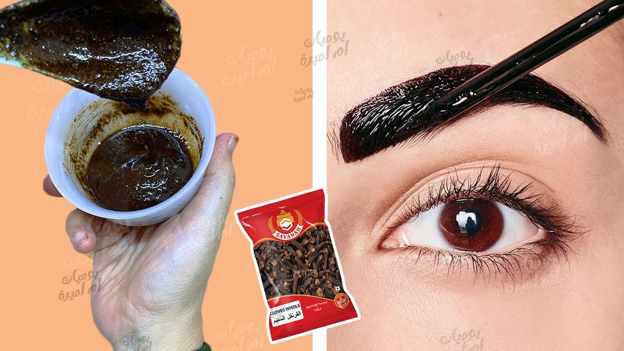 تاتو الحواجب✅ صبغة بمكونات طبيعية لتغطية شيب الحواجب