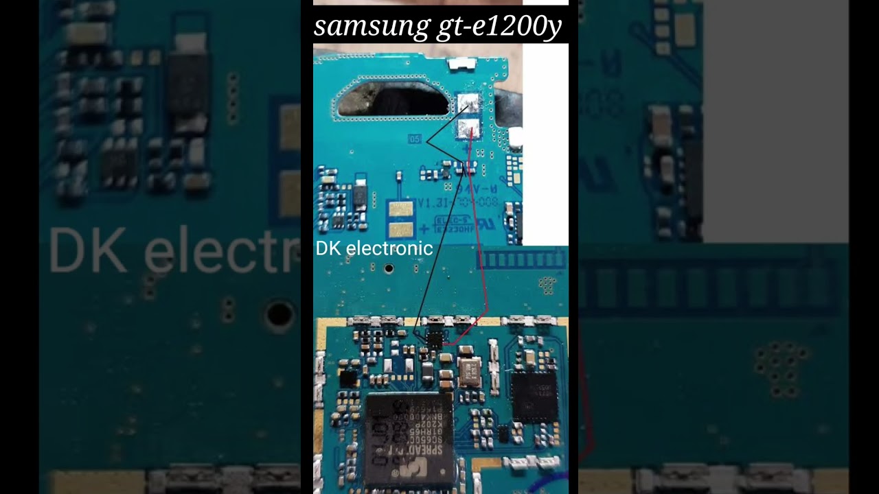samsung GT -e1200y speaker problem jumper wire solution #samsung #e1200y #jumpr #dk@pankajkushwaha