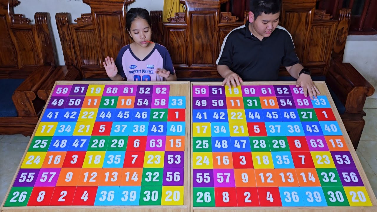 🧠🧠🧠 Numpuz 8x8 Number and Color Puzzle Game, IQ Training Game 🔥 Level 13