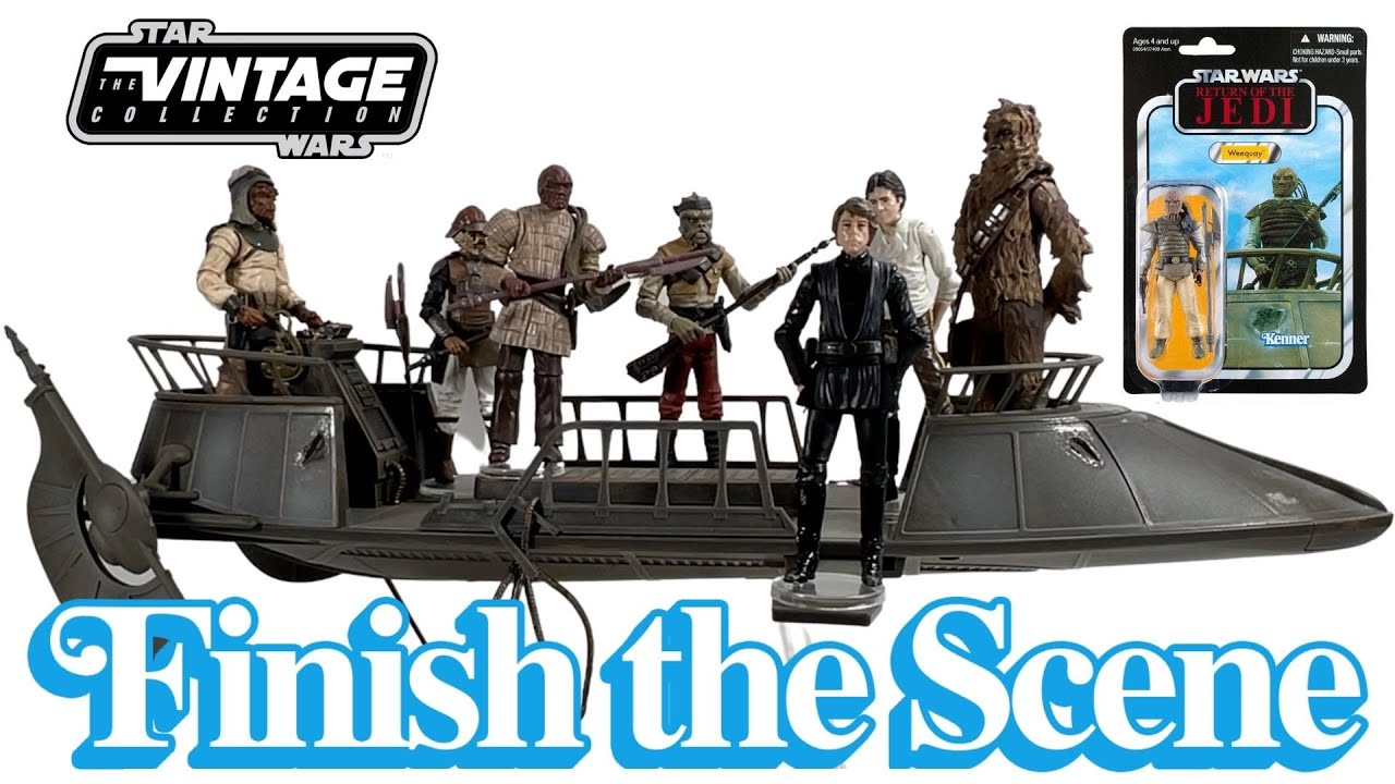 Star Wars The Vintage Collection Tatooine Skiff - FINISH THE SCENE