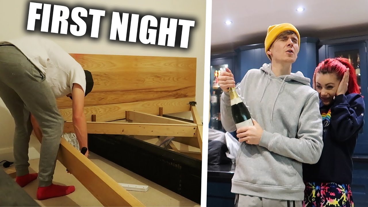 The first night in our new home