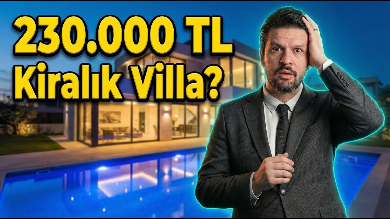 230.000 TL kiralık villa ? | Havuzlu Müstakil Villa Turu | Villa Mahal | Alican Aktaş