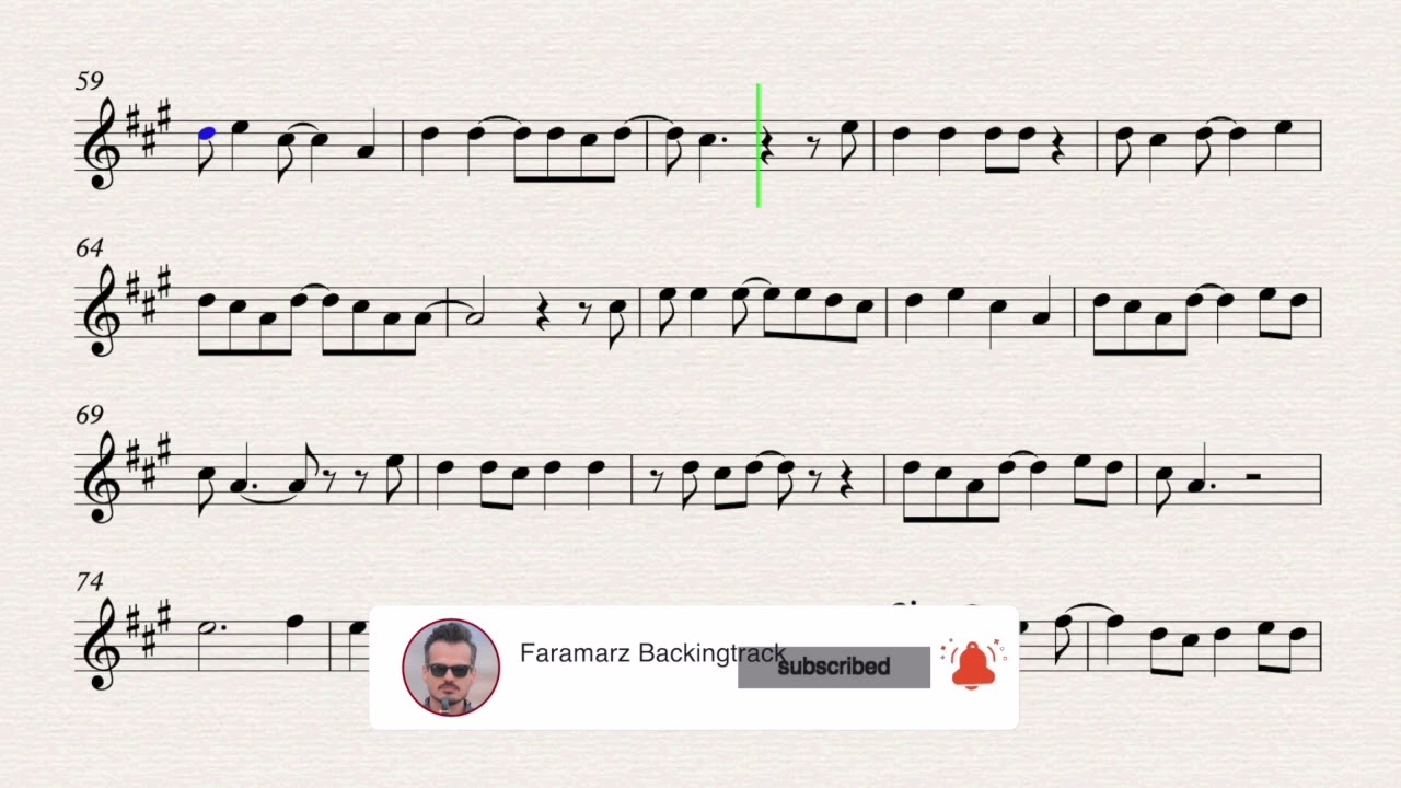 Sweet Child O' Mine - Guns N' Roses | Play along for Alto Saxophone
