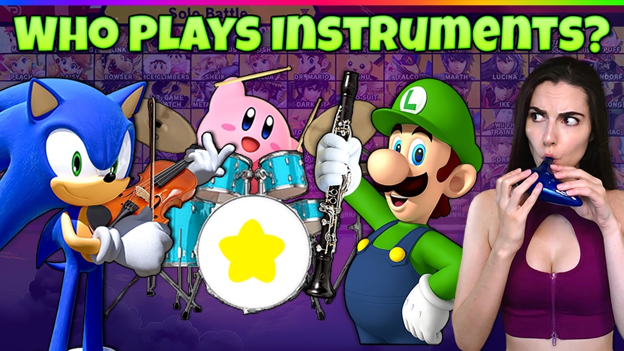 Which Smash Bros Characters Can Canonically Play an Instrument?