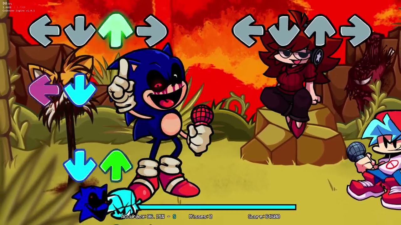 You can't run... Sonic.exe Friday Night Funkin mod Fan Chart