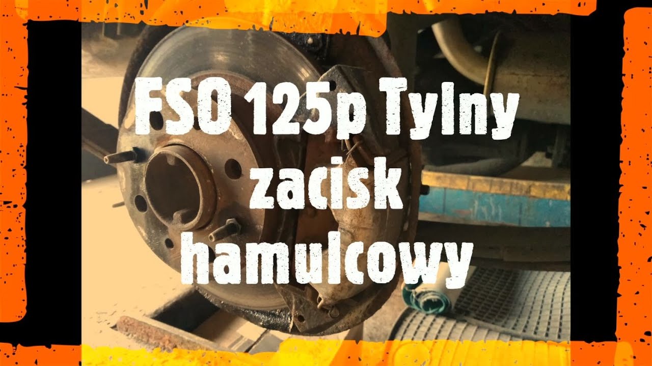 FSO FIAT 125p   Tylny zacisk hamulcowy