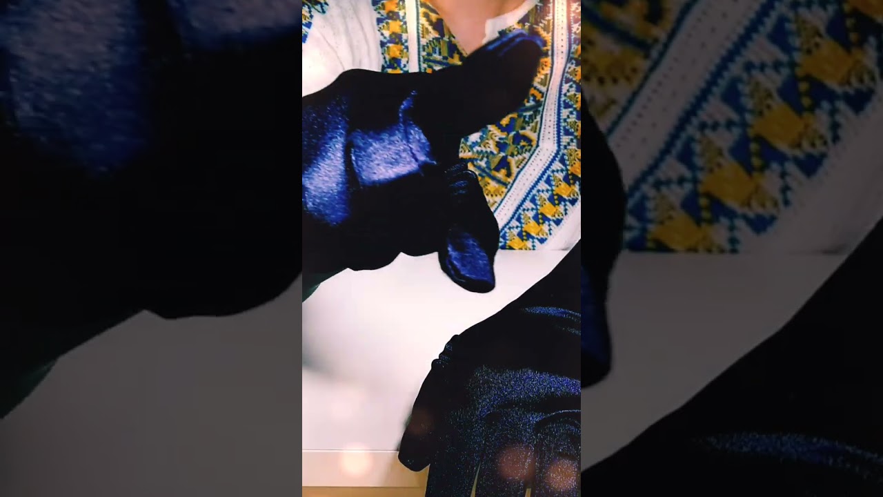 Shiny Satin Gloves 