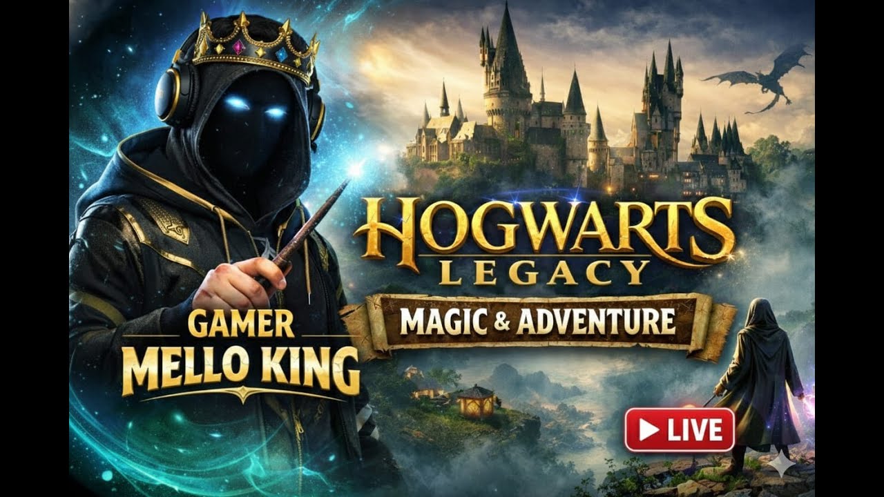 Hogwarts Legacy LIVE 🏰 | Magic, Dark Secrets & Open World | Gamer Mello King