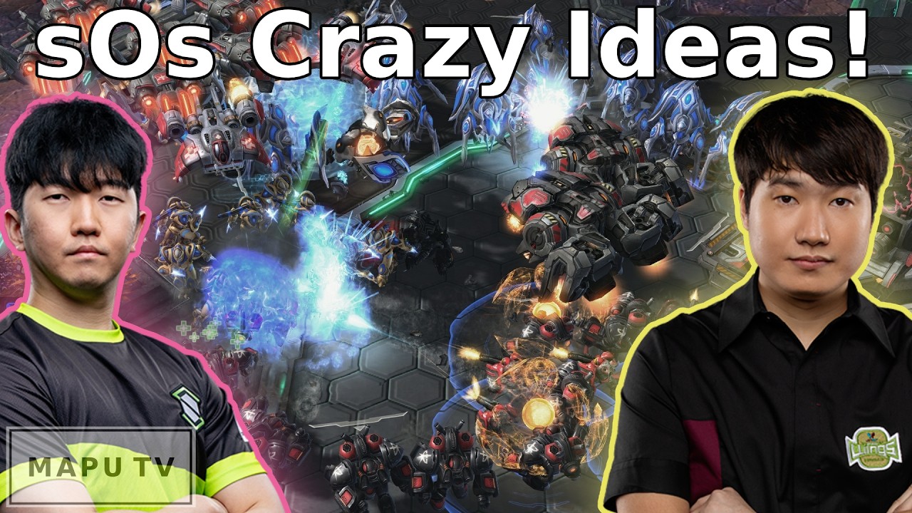 sOs having some insane Ideas again! Ryung vs sOs - Bo3 - (StarCraft 2)