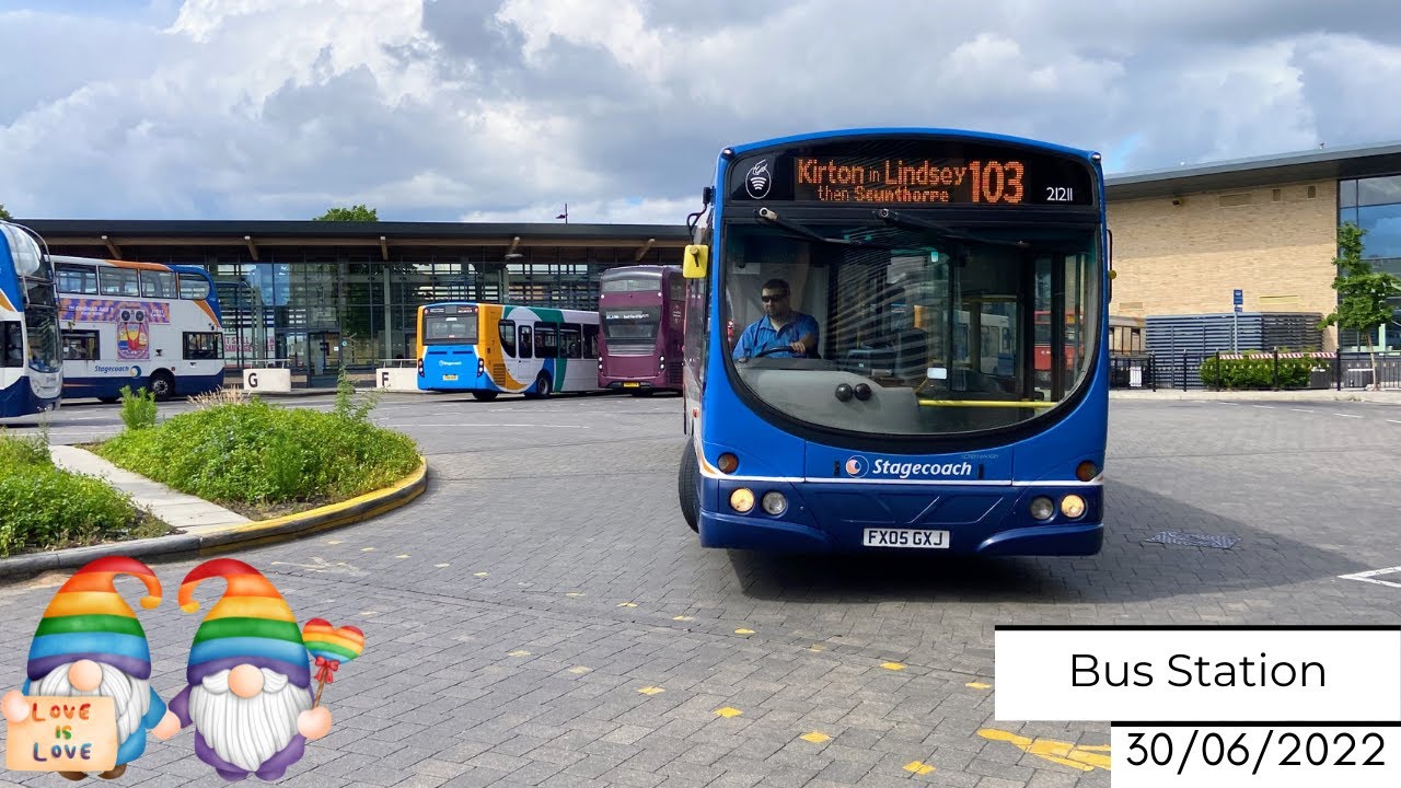 Buses at Lincoln Central (30/06/2022)