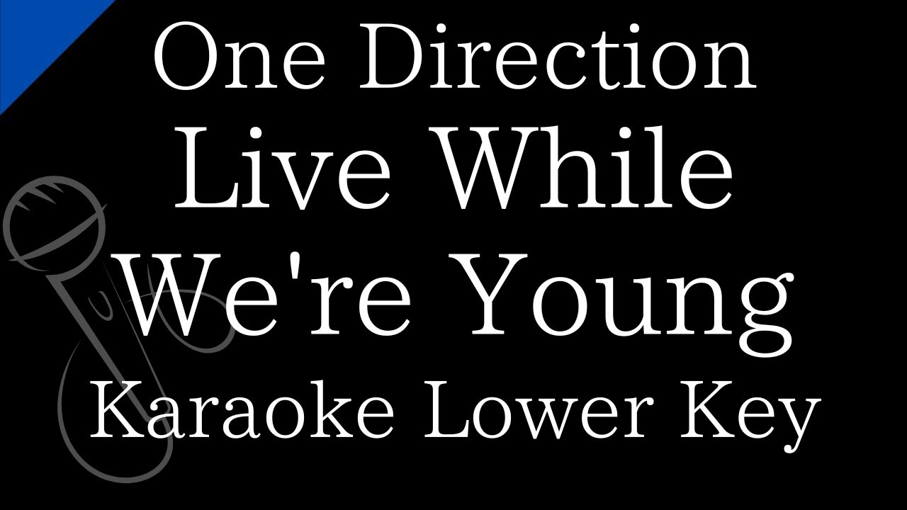【Karaoke Instrumental】Live While We're Young / One Direction【Lower Key】