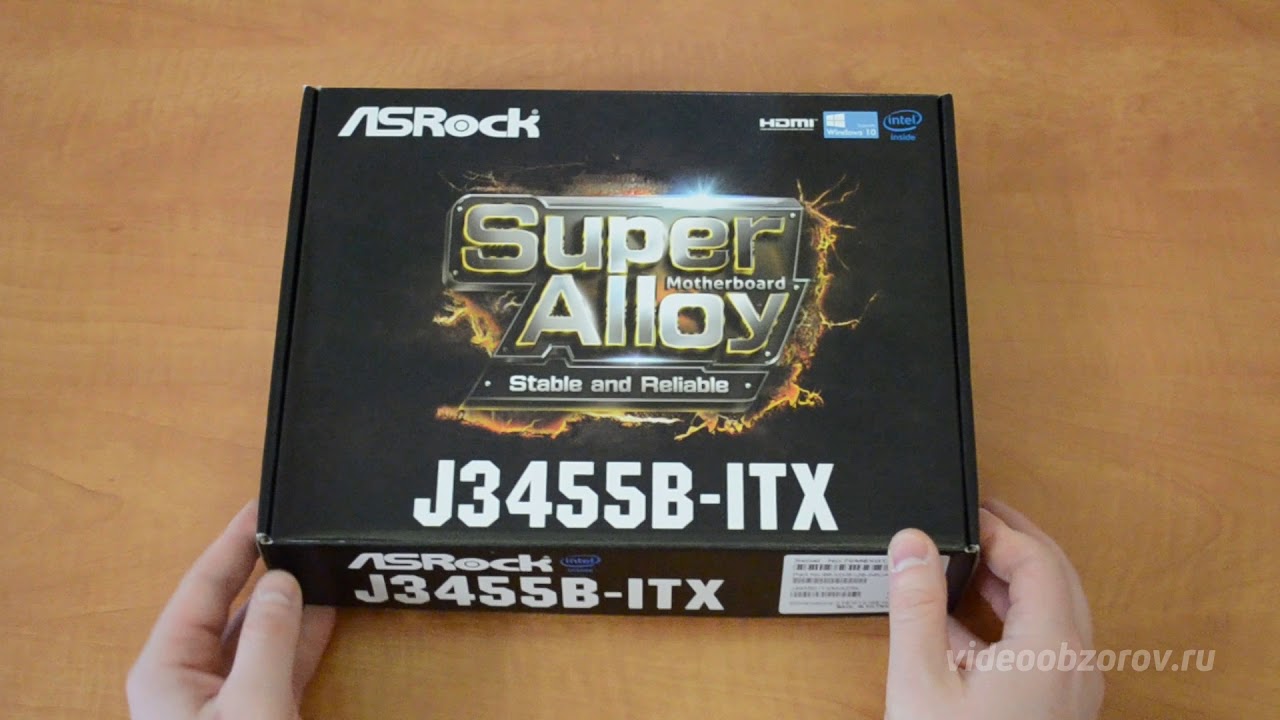 Обзор Mini ITX материнской платы ASRock J3455B-ITX с интегрированным процессором