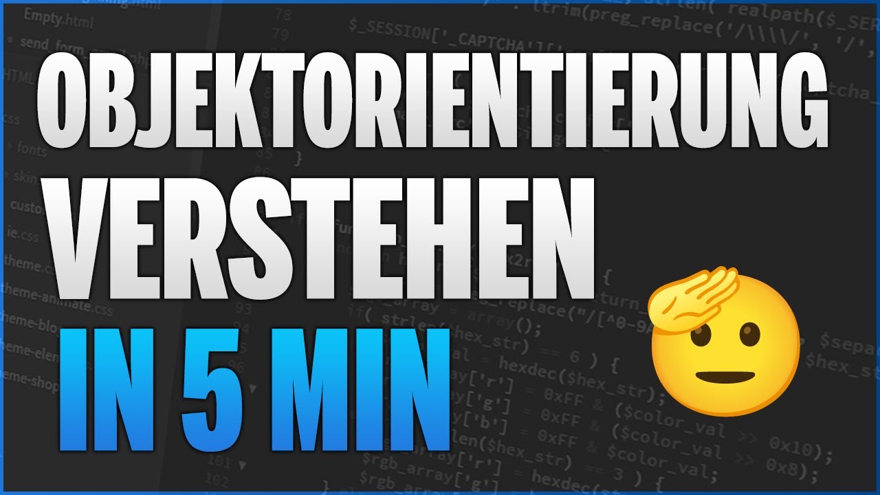 Objektorientierte Programmierung (OOP) ERKLÄRT in 5 min - Java Programmieren Lernen - 13