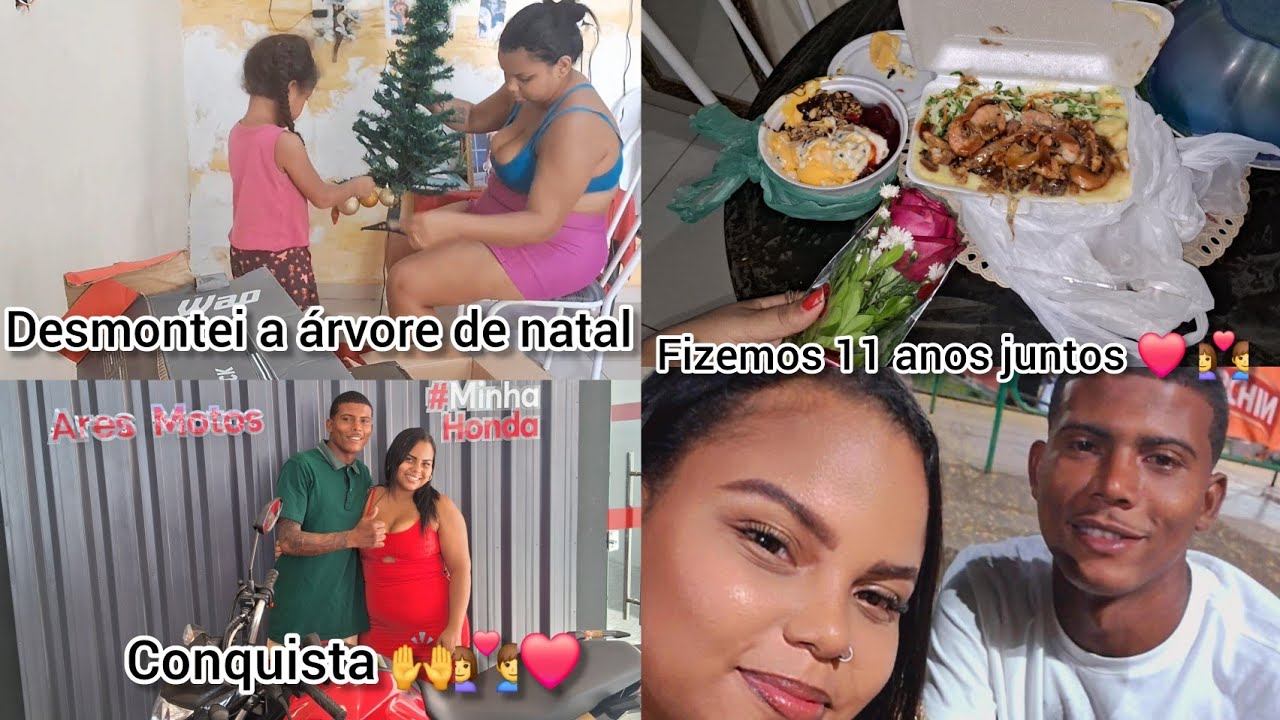 Fizemos 11 anos juntos ❤️ + pegamos nossa primeira conquista do ano 🙌🙌✨️❤️ 