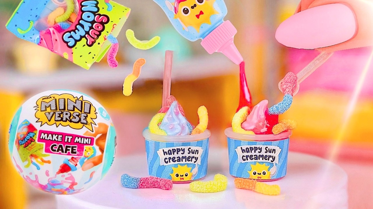 Make It Mini Food! MGA's Miniverse Make It Mini Spaces, Furniture, & Cafe Series 5