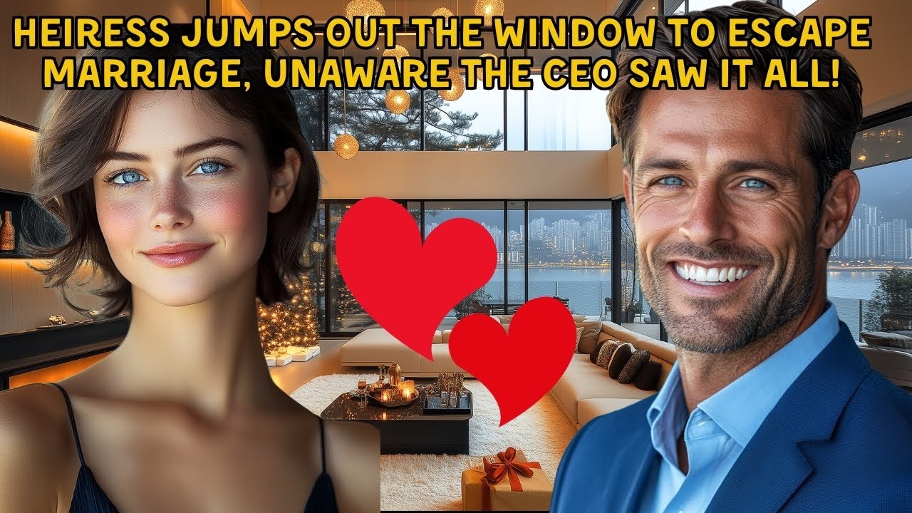 HEIRESS LEAPS FROM A WINDOW TO ESCAPE HER WEDDING—BUT THE CEO WAS WATCHING!