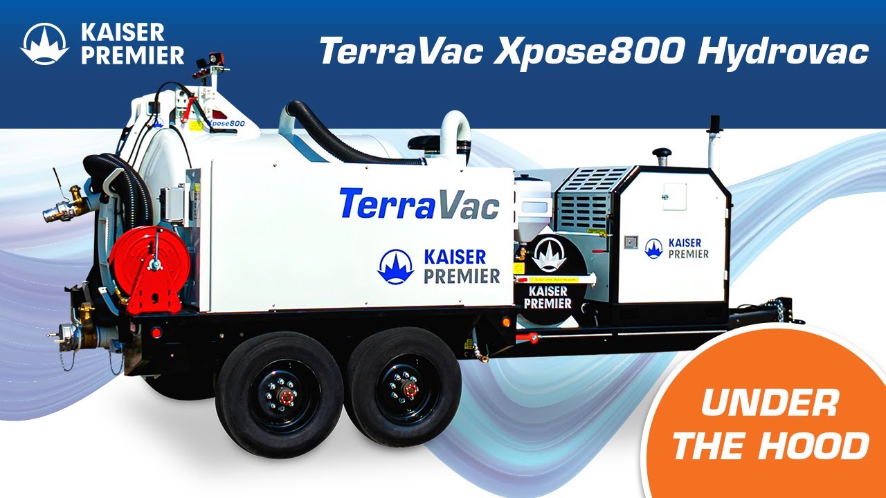 Under the Hood | TerraVac Xpose800 Hydro Excavation Trailer | KAISER PREMIER