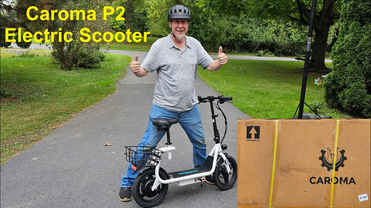 Caroma P2 Electric Scooter Unboxing, Assembling + Riding #ebikes #escooters